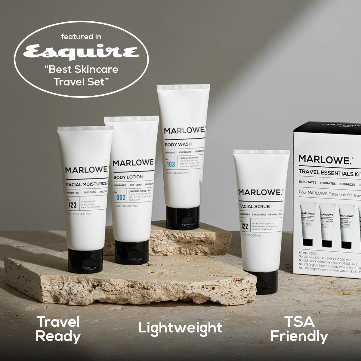 Travel Face and Body Kit, TSA-Approved, 4-Pieces - Image 4