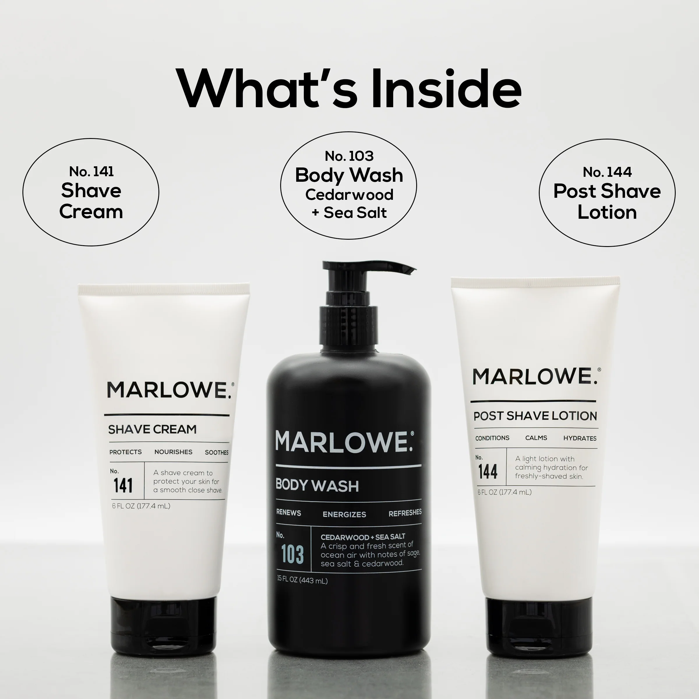 Shower and Shave Set — 3 Full-Size Pieces - Image 3